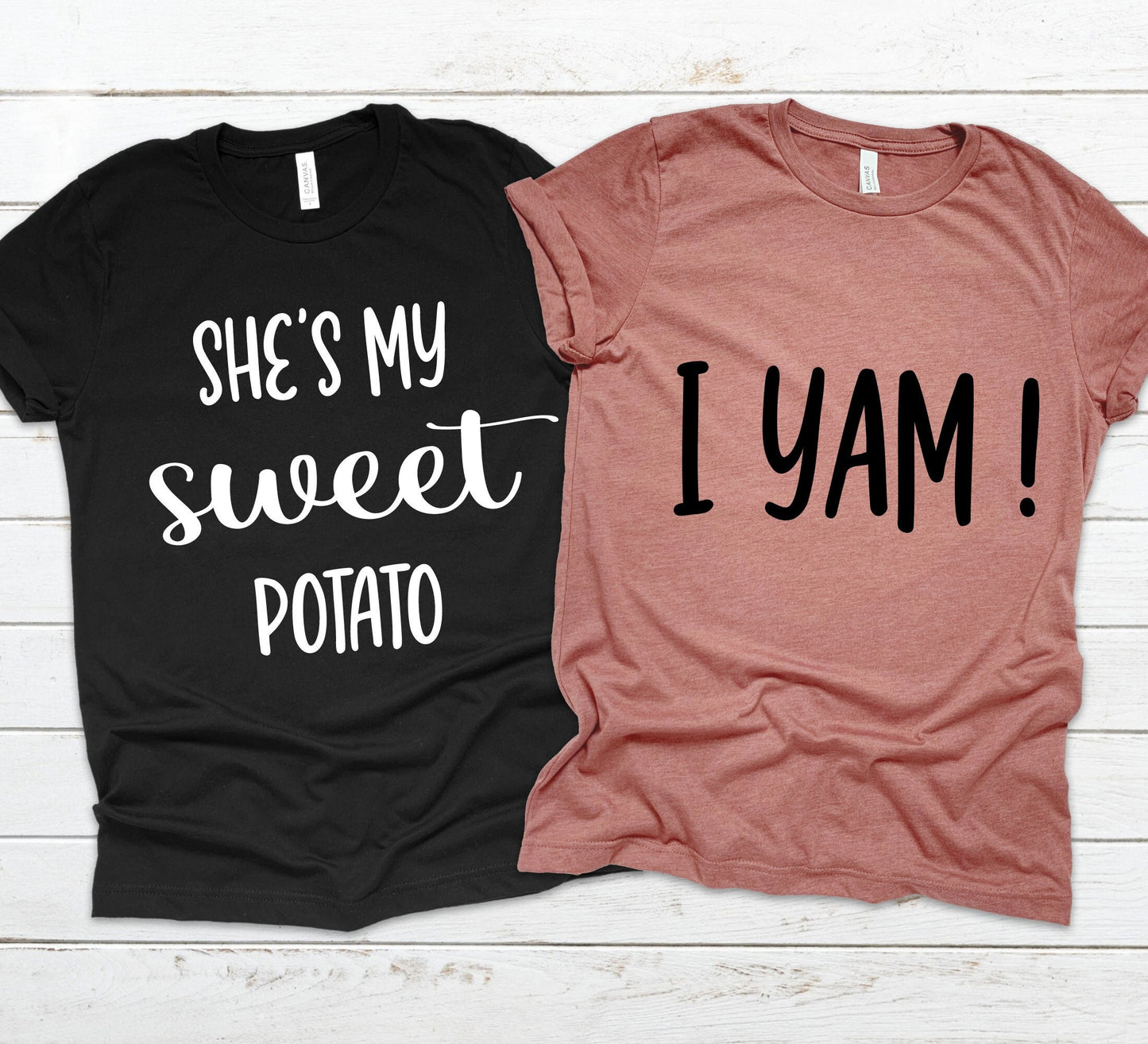 Mother Baby Matching Gift Set, She's My Sweet Potato shirt, I Yam Shirt, Couples Shirts, Funny Spring Daddy Me Shirt, Baby Mommy Shirt