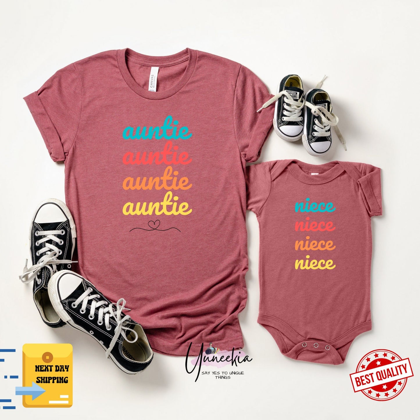 Aunt and Niece Shirts, Aunt shirt, Auntie shirt, Shirt for Aunt, New Aunt Shirt, New Aunt Gift, Aunt And Niece Best Friends For Life Shirt