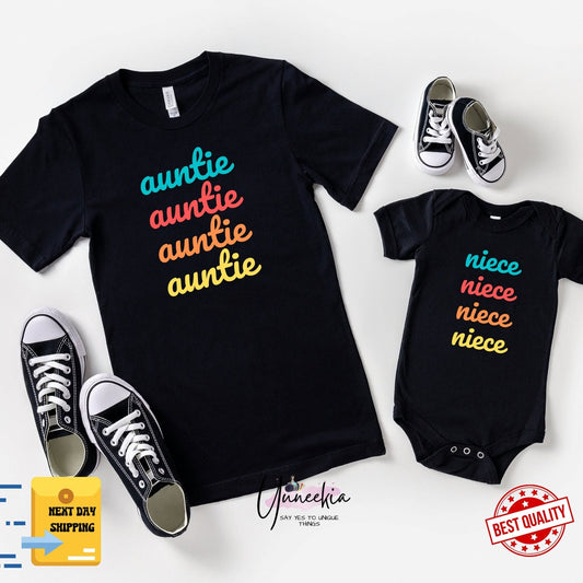 Aunt and Niece Shirts, Aunt shirt, Auntie shirt, Shirt for Aunt, New Aunt Shirt, New Aunt Gift, Aunt And Niece Best Friends For Life Shirt