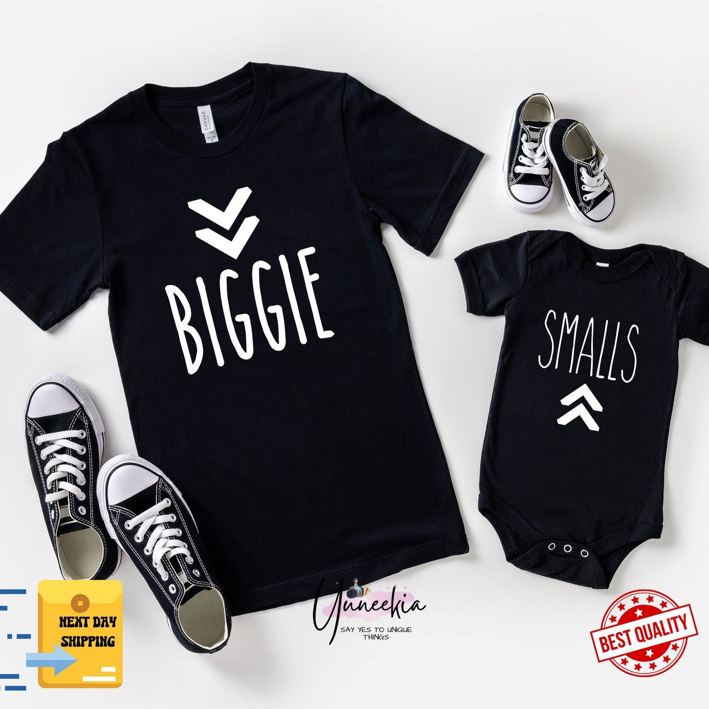 Biggie-Smalls Shirt, Dad and Son Shirts, Dad and Daughter Shirts, Fathers Day Gift, Father's Day Matching Shirts, Dad and Me Matching Shirts