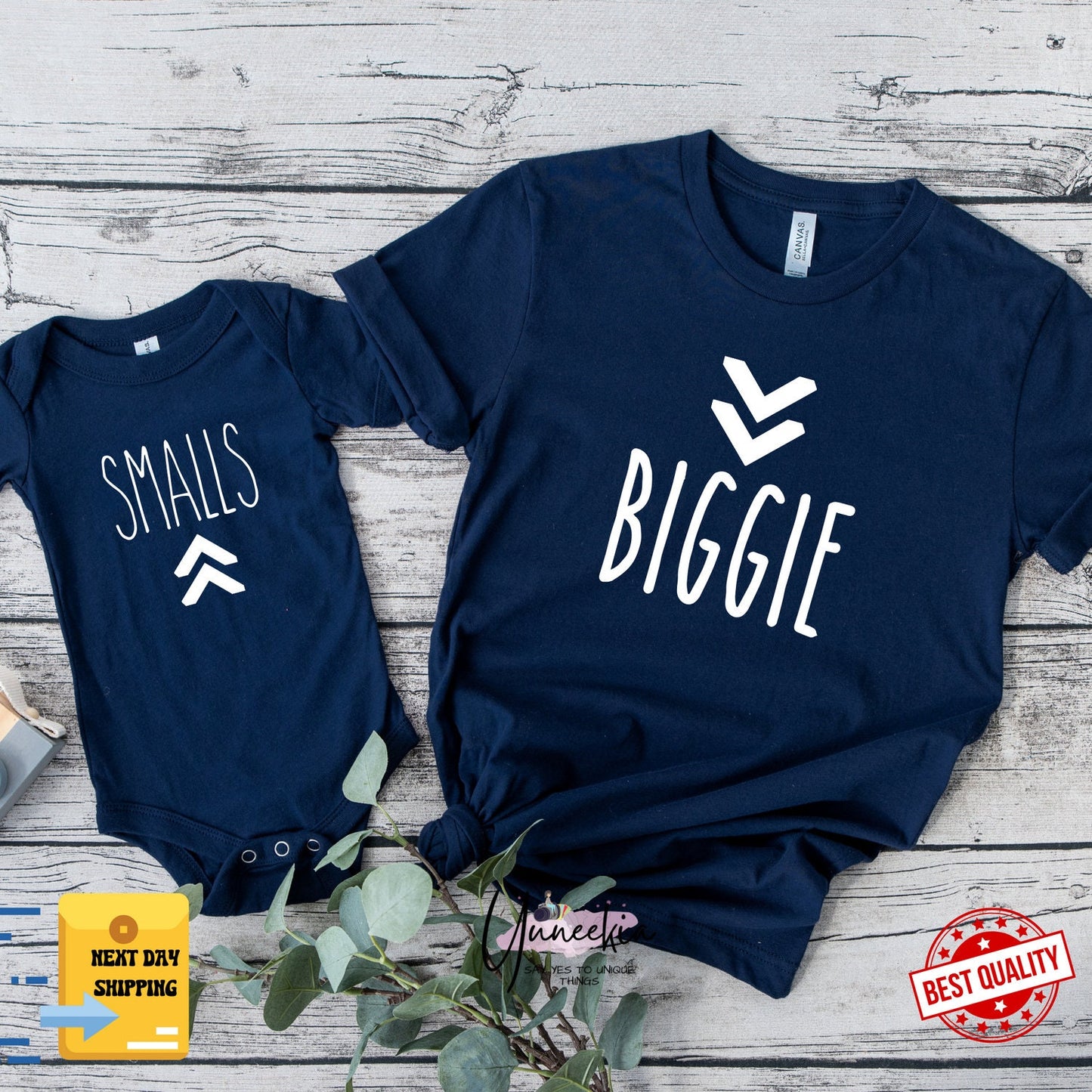 Biggie-Smalls Shirt, Dad and Son Shirts, Dad and Daughter Shirts, Fathers Day Gift, Father's Day Matching Shirts, Dad and Me Matching Shirts