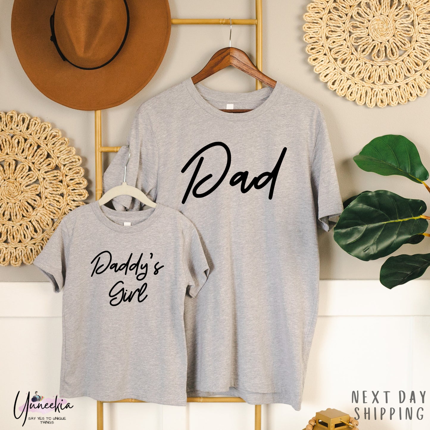 Dad Daddy's Girl Matching Set,Dad Shirt,Gift Bodysuit,Baby Shower Gift,New Dad Gift Idea,Baby and Dad,Newborn,Baby Shower Gift